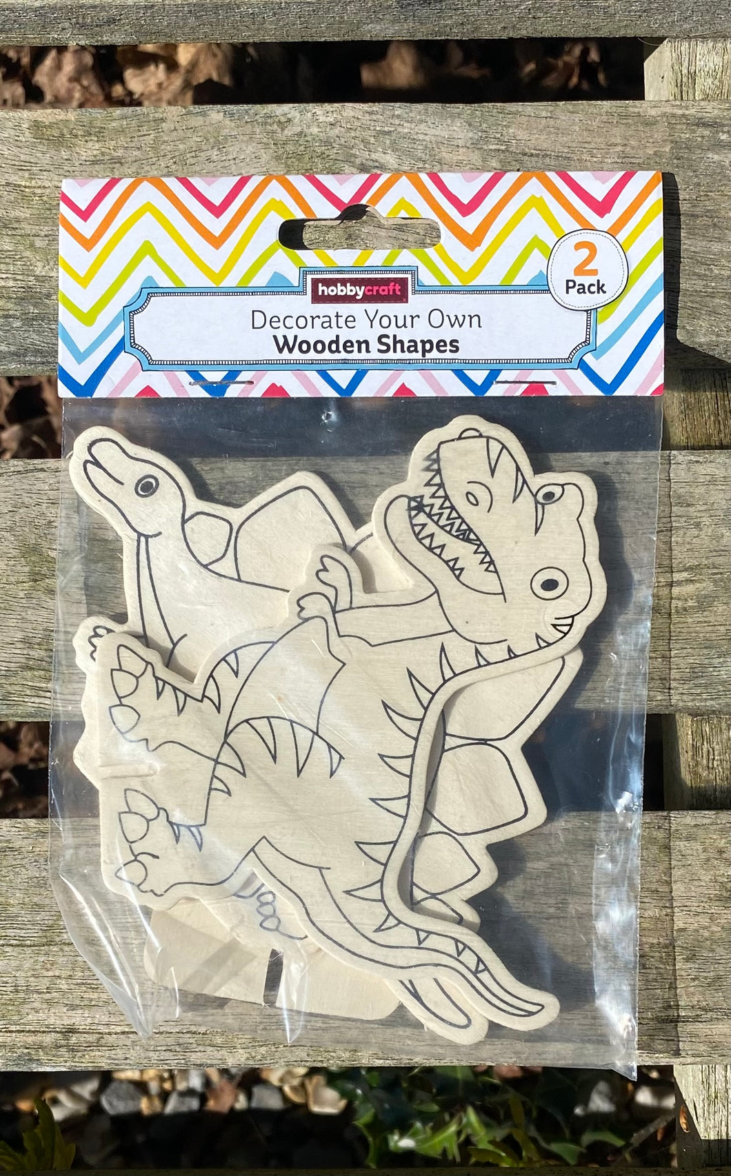Wooden dinosaurs
