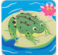 Frog wooden puzzle