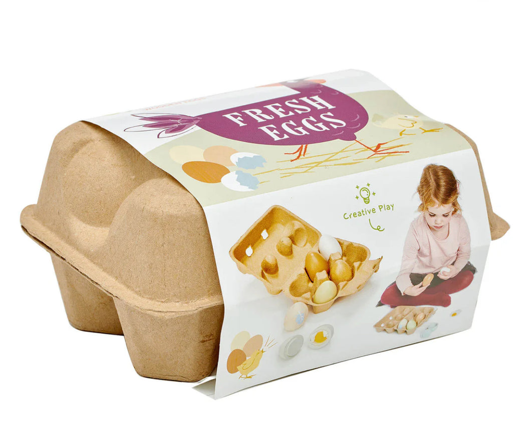Tender leaf toys - fresh eggs set