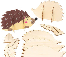 Load image into Gallery viewer, Wooden Hedgehogs - x6