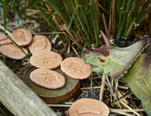 Load image into Gallery viewer, Dino footprints - yellow door