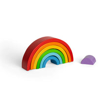 Load image into Gallery viewer, Wooden Stacking Rainbow
