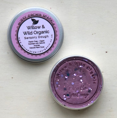 Dusky Orchid Sparkle Sensory Dough - Medium