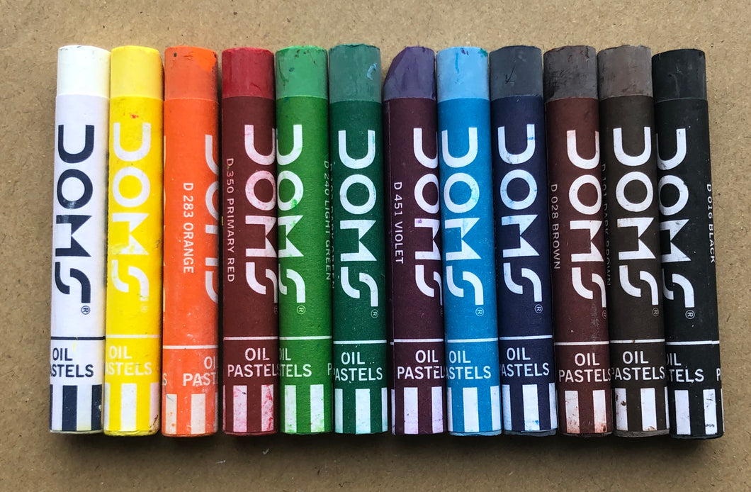 Oil Pastels - Set of 12 Colours