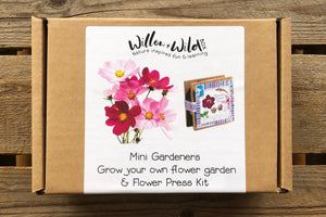 Grow your own flower garden & mini flower press kit