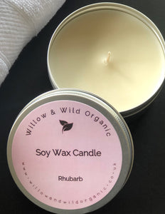 Scented Soy Wax Candle – Eco –  Vegan – Hand poured – Plastic free
