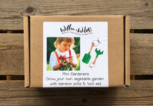 Load image into Gallery viewer, Grow your own Vegetable garden kit with tool set and pots